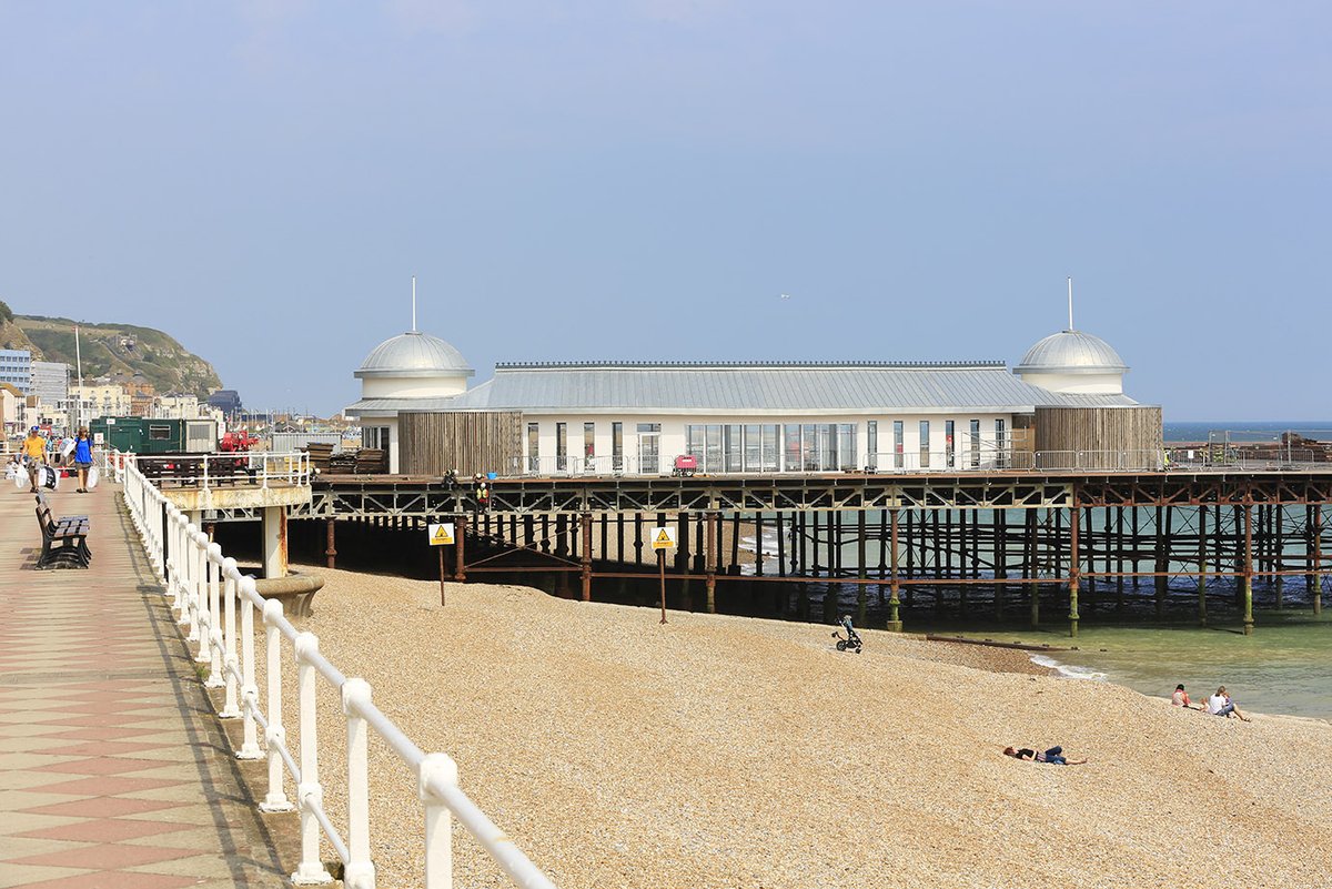 VMZINCUK's tweet photo. Hastings Pier a national treasure brought back to life  Architects:  De Rijke Marsh Morgan Architects (DRMM)       Recognised Installer:  Roles Broderick #VMZINCUK #VMZINC #LEISURE #ARCHITECTURE #DESIGN @dRMMArchitects https://t.co/w1zpZqhK6Q