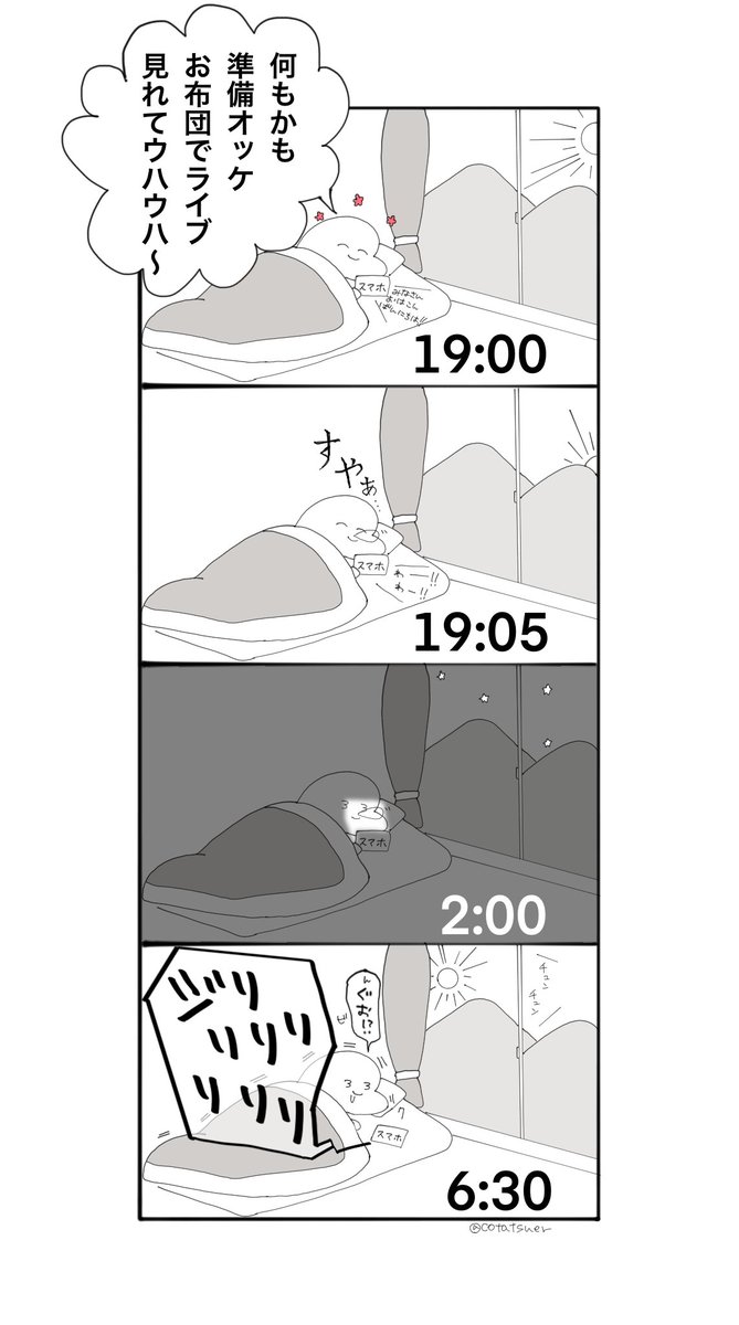 昨夜のお話
最近、日が長い。 