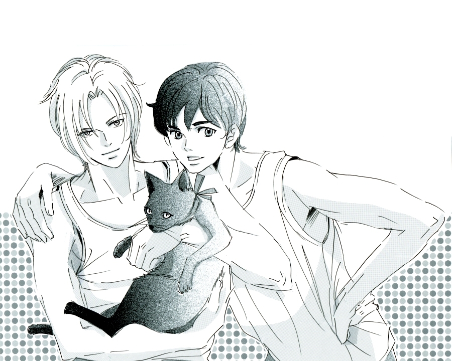 BANANA FISHらくがきまとめ #BANANAFISH #アッシュ・リンクス #奥村英二 #李月龍 #ブランカ(BANANAFISH) #BF #白A #シン月 #ブラ月 #ブラユ https://t.co/mkWtc6wBix 