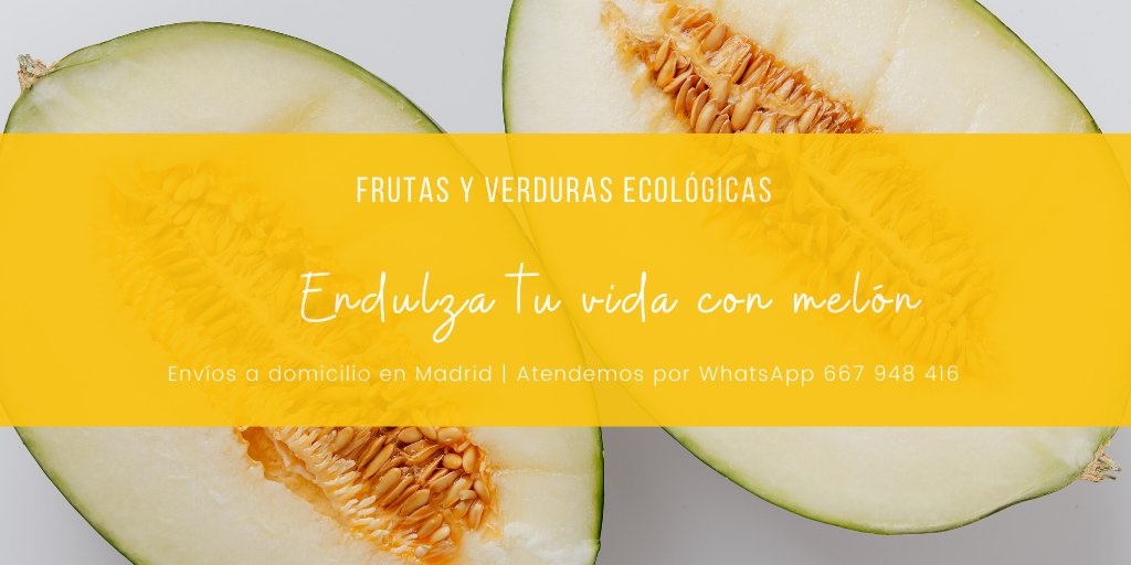 huertadeamparo's tweet photo. Endulza tu vida 💛 con melón #FelizFinde 
.
🛒https://t.co/Parg7rgx8s
Envíos a casa 🏠 en #Madrid
Atendemos por whatsapp 📲 667 948 416 https://t.co/0wDwXzTIum