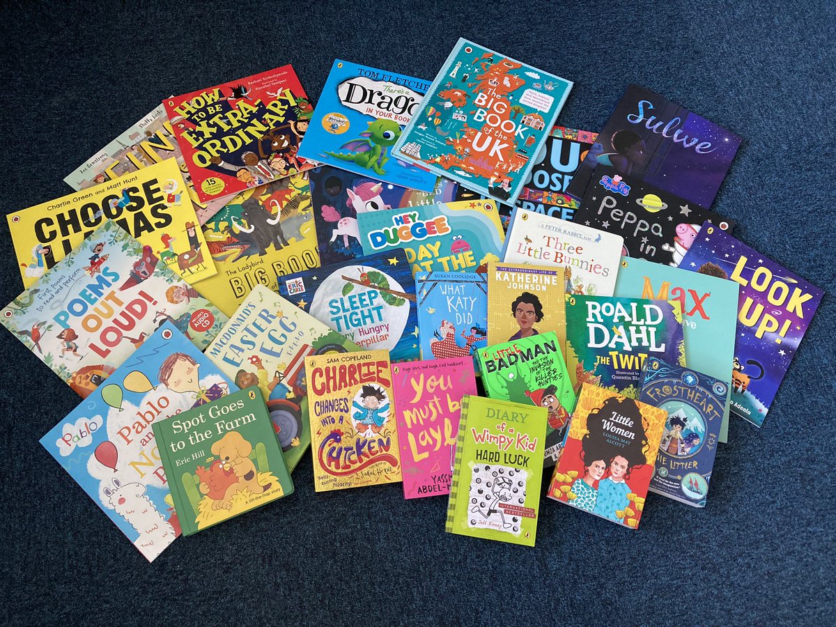 Byronprimarysch's tweet photo. Fabulous to receive this gift from @Literacy_Trust and @kpmguk much appreciated #readingthefuture #keepreading https://t.co/ldFAAjjlfG