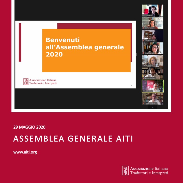 Ci siamo! È iniziata l'Assemblea Generale #AITI. Colmiamo le distanze riunendoci online. Grazie ai #sociAITI collegati da tutta Italia e dall'estero per rimanere aggiornati sulle novità in #casaAITI.
#AssembleaGeneraleAITI #venerdìconAITI #ConsiglioDirettivoNazionaleAITI