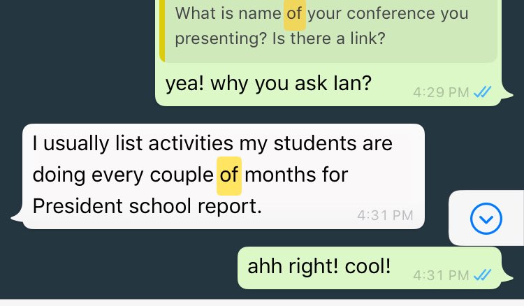 to be clear, he didnt even check in with me about what i’ve been working on or busy with outside of school, that was only mentioned because on one random occasion my programme leader asked me about it