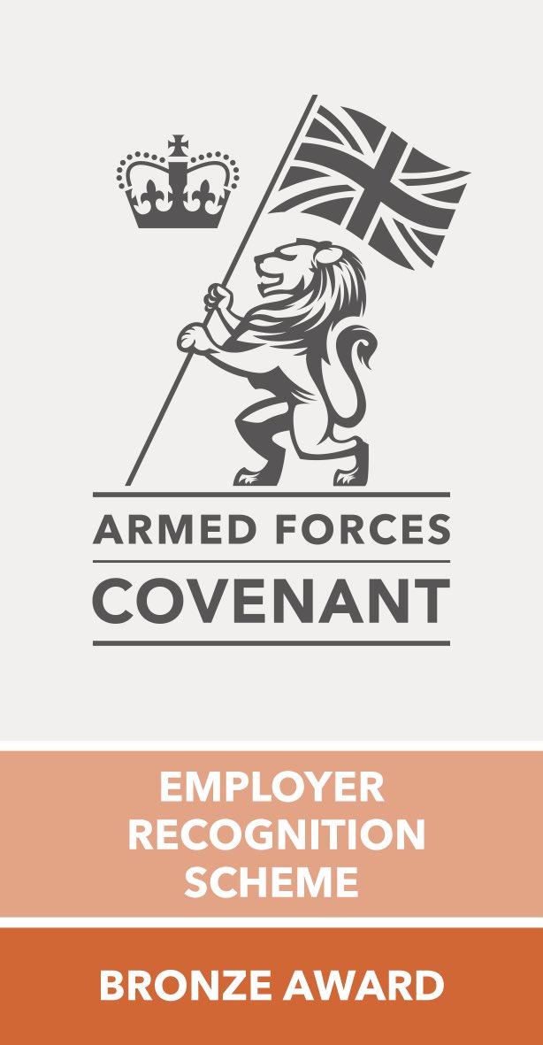 We’ve been recognised for our support to the armed forces community. Needless to say we are all very proud to be involved with the armed forces covenant. #teamMMC