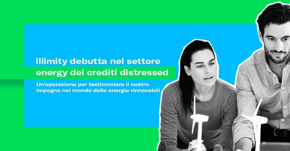 illimitybank's tweet photo. Attraverso la joint venture con VEI Green, siamo i primi sul mercato secondario italiano a esplorare le opportunitร dei #distressedcredit in ambito energia rinnovabile. Leggi la news sul @sole24ore: https://t.co/POu1Gdz19h #sustainableenergy #sustainability #jointventure https://t.co/cHmFk2r6vP