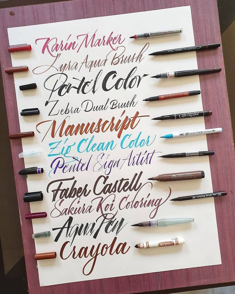 The Best Brush Pens for Calligraphy