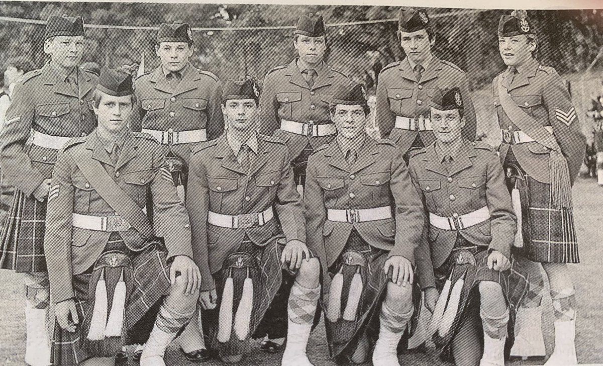 1hldrs's tweet photo. Not often you open your local paper and find yourself splashed all over it!  @InvCourier Guard of honour for Inverness Cadet Tattoo, a young Sergeant looking handsome if I don’t say so myself, I haven’t aged! Even pictured with the inspecting officer🇬🇧💂🏻 https://t.co/XRE64Z1psP