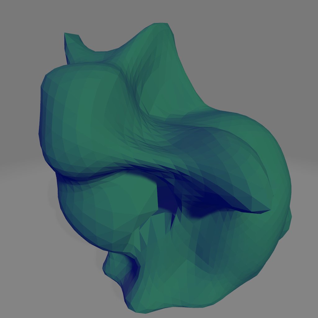 hayamatomoe's tweet image. ウサギとイルカのメッシュを混ぜてバッチ処理 #pytorch3d