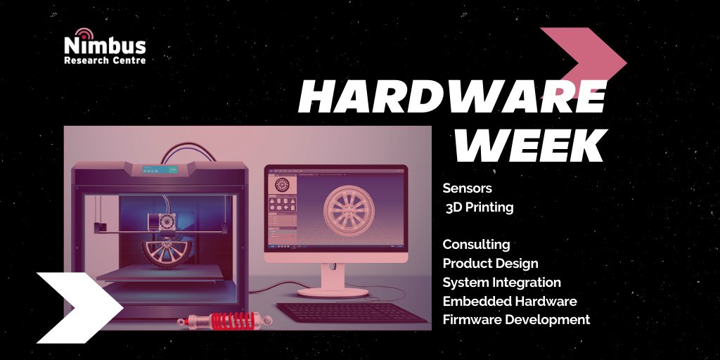 NimbusCentre's tweet photo. At Nimbus we do tech #research for your organisation no matter what industry. Let us show you how we develop your ideas/ solve a problem with our #hardware department. Tune in next week &amp; discover what we do in #3Dprinting #sensors  #prototype #design #development #integration https://t.co/ERnRnKAoac