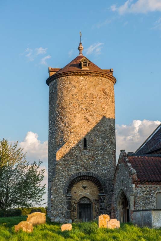 14/20 St Andrew’s church in the parish too. It has a detached round tower that dates to around 1100? Romanesque surviving fabric and a rare Anglo Saxon decorated stone font. In  http://www.heritage.norfolk.gov.uk/  and published in East Anglian Archaeology 51  http://eaareports.org.uk/publications/   #PATC5