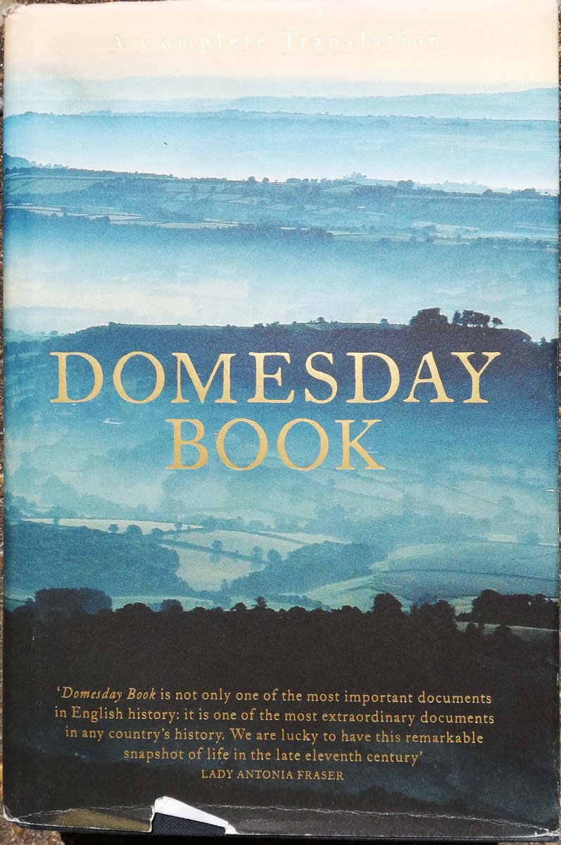 11/20 Intrigued I looked in my trusty copy of the Domesday Book (Alecto Historical Editions 2002) to see what was recorded for Little Snoring in 1089. The King held 3 free men with 3 acres and 1 plough  #PATC5