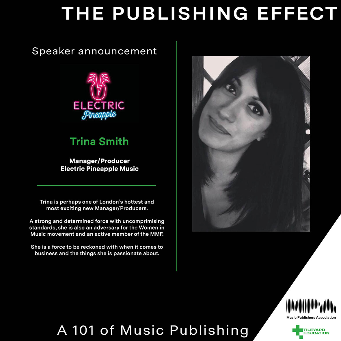 It's day 2 of <a href="/the_MPA/">MPA</a>'s 'The Publishing Effect' and we'll be delivering a special A&amp;R Session with Trina Smith &amp; Andrew Kingslow from Management and Publishing Company @ElecPineClub hosted by our very A&amp;R Manager,  <a href="/searlsmusic/">هكر استرجاع حسابات</a>! 🙌🏻