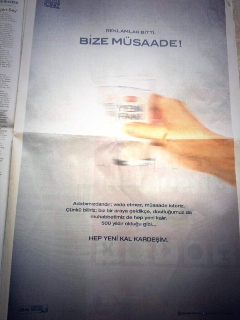 ilaykee's tweet photo. 7 yıl önce içki reklamları yasaklanmış ve işte böyle veda etmişlerdi..... https://t.co/qeI0tVAeXU