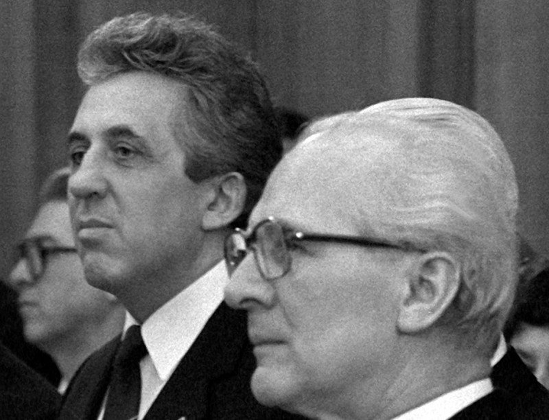 On October 17, 1989, Honecker was removed from power by the East German Politburo, succeeded by Egon Krenz. Honecker voted with the Politburo to remove himself so it would be unanimous. (10)