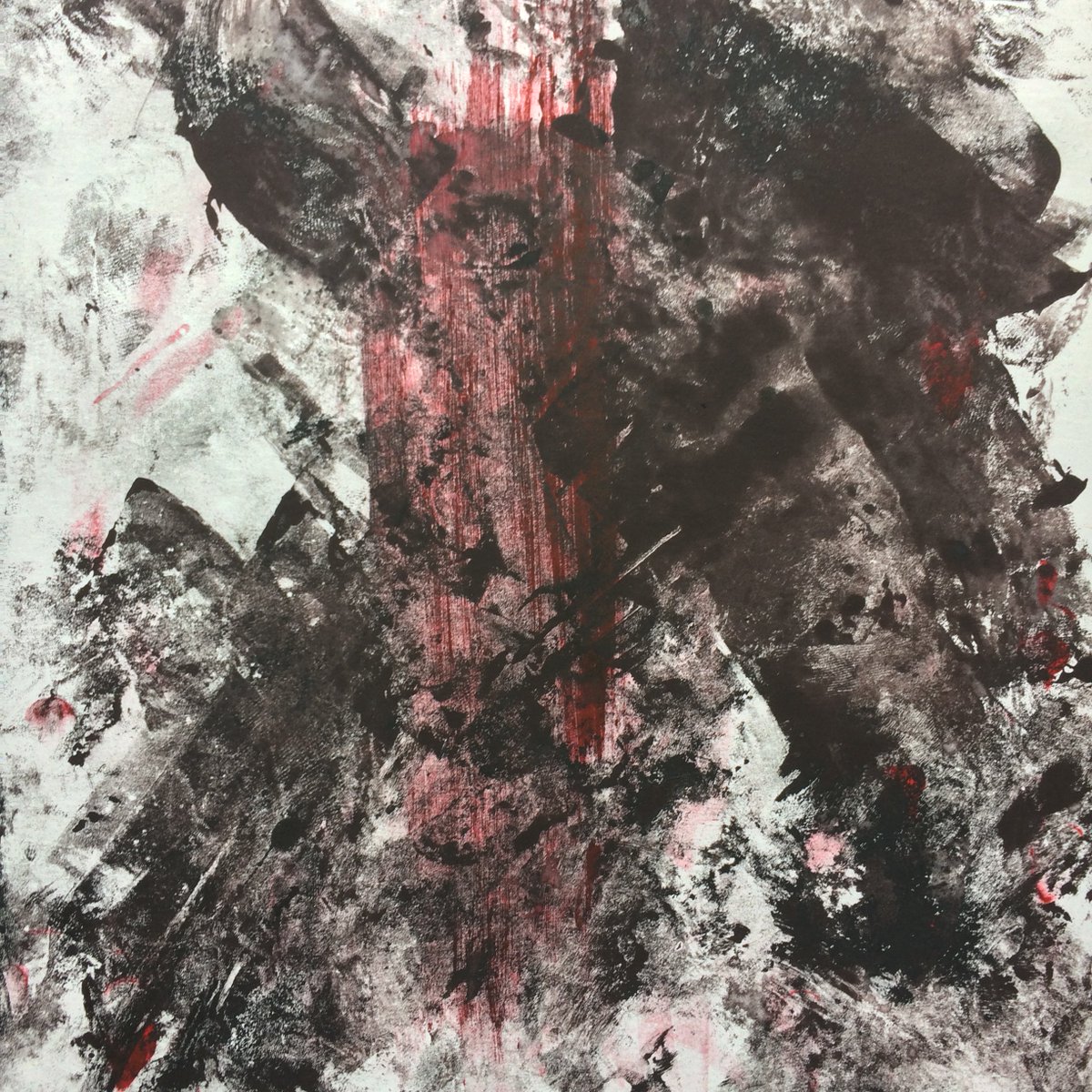 aslowsecret's tweet photo. Final Quiet #7 - Original monotype artwork for @Fliesarespies and their new record on @voturecords. https://t.co/MP6NjBX1iN