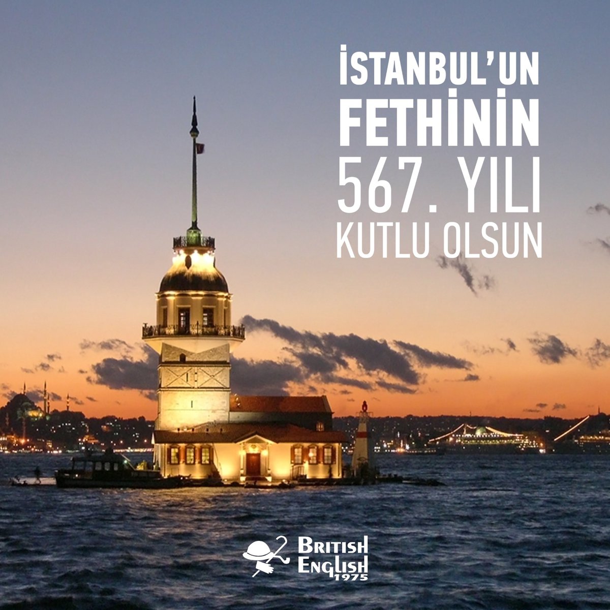 İstanbul’un Fethi Kutlu Olsun.

#istanbulunfethi #BritishEnglish #Bakırköy #Mecidiyeköy #Kadıköy #Ümraniye #İngilizceKursu