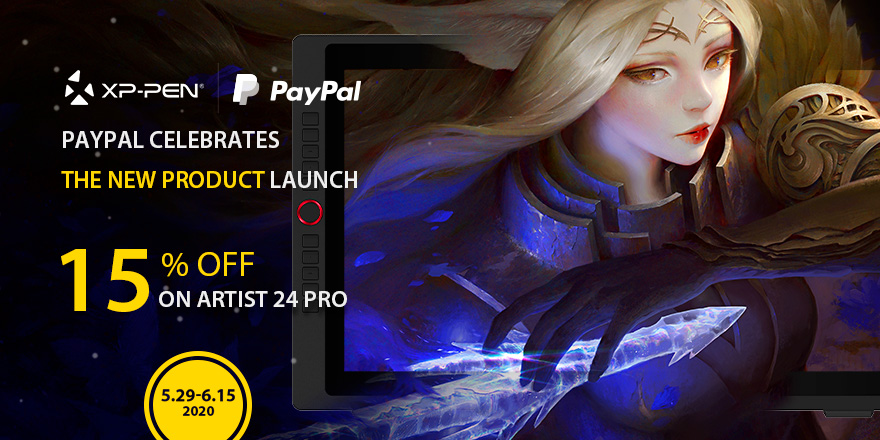 It's time to spend less! 

XP-Pen is right now joining hands with PayPal to provide you this amazing offer, just don’t get late! This saving is for a limited time only!

>>bit.ly/3chcAUG

#xppenusa #paypal #artist24pro #specialoffer
