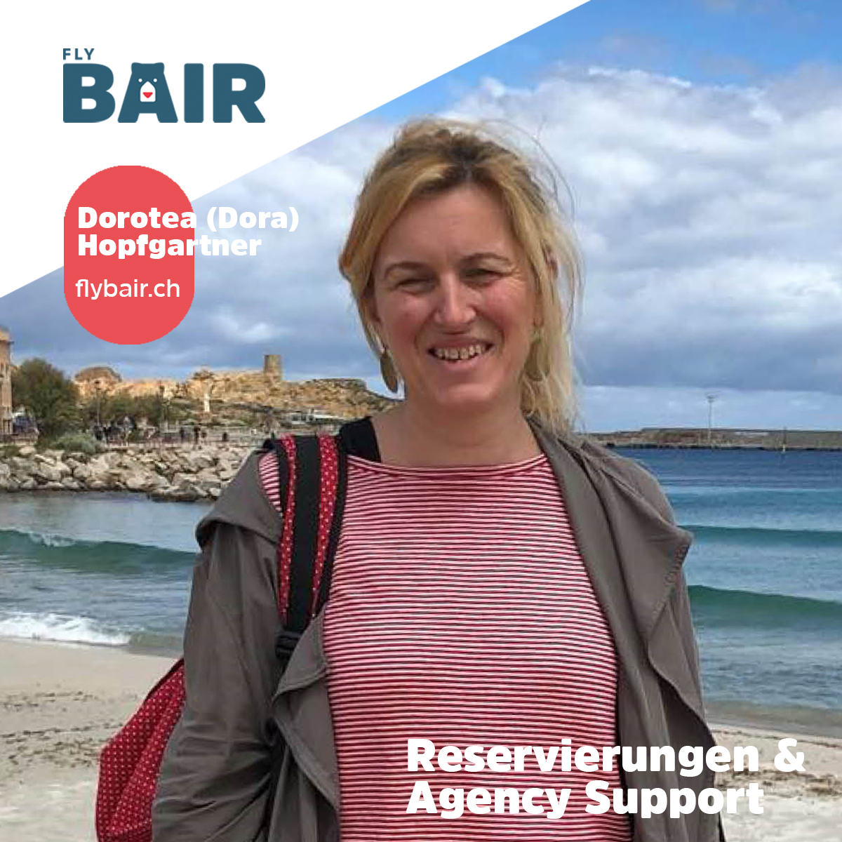 FlyBair's tweet photo. Und hier kommt der zweite Teil des #flyBAIR-Teams: Annelis, Dora, Jasmin, Kira und Madeleine kümmern sich bei flyBAIR um Reservierungen und den Agency Support. ✈️ https://t.co/jVfWjRs6hr