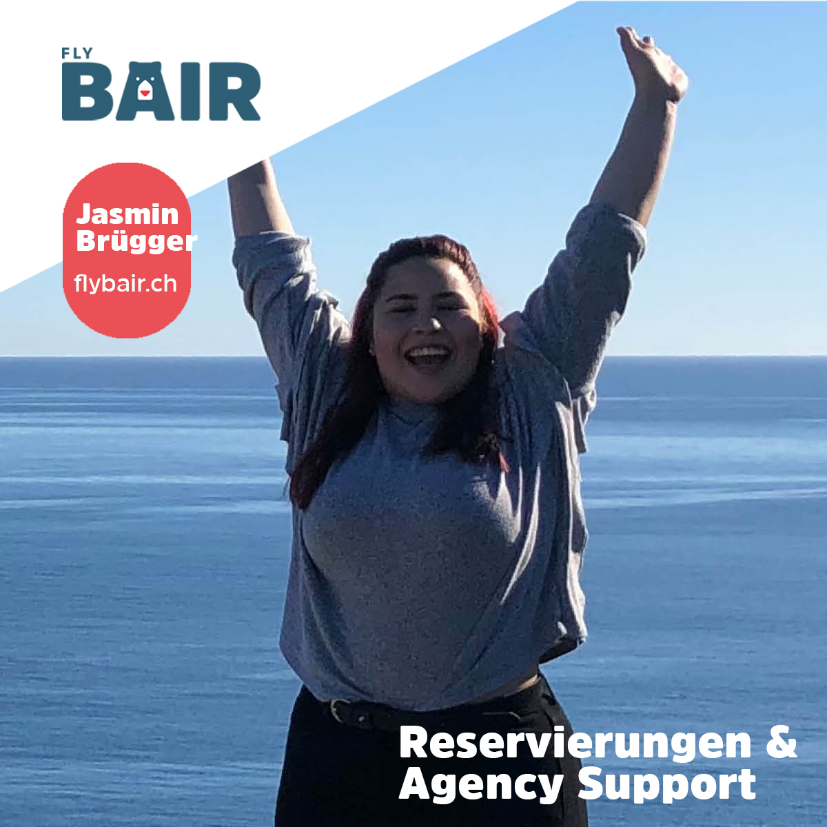 FlyBair's tweet photo. Und hier kommt der zweite Teil des #flyBAIR-Teams: Annelis, Dora, Jasmin, Kira und Madeleine kümmern sich bei flyBAIR um Reservierungen und den Agency Support. ✈️ https://t.co/jVfWjRs6hr