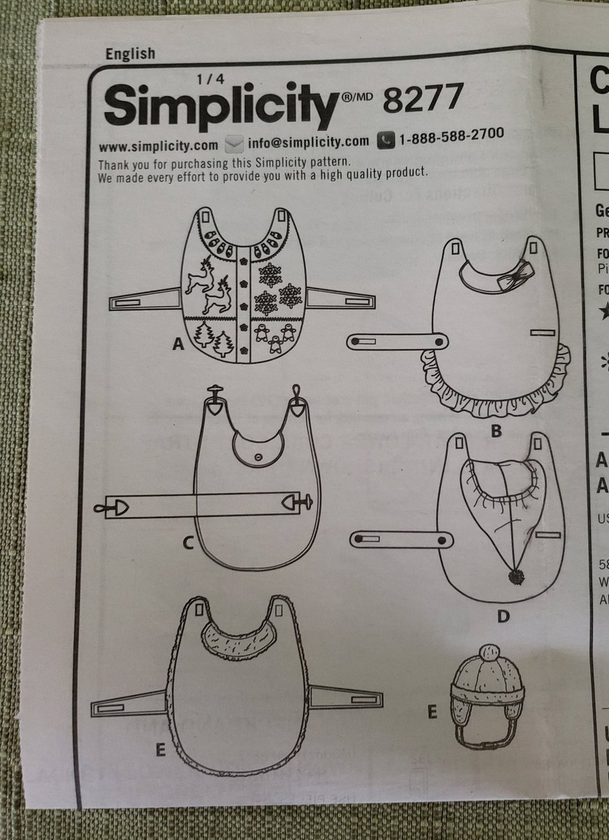 quilts_more's tweet photo. Dog Coats And Hats In Three Sizes Sewing Pattern Simplicity 8277 Size Small, Medium, Large https://t.co/72XDof2IYq #ImagineQuiltsAndMore #Etsy #ThreeSizes https://t.co/aJax7MXY0X