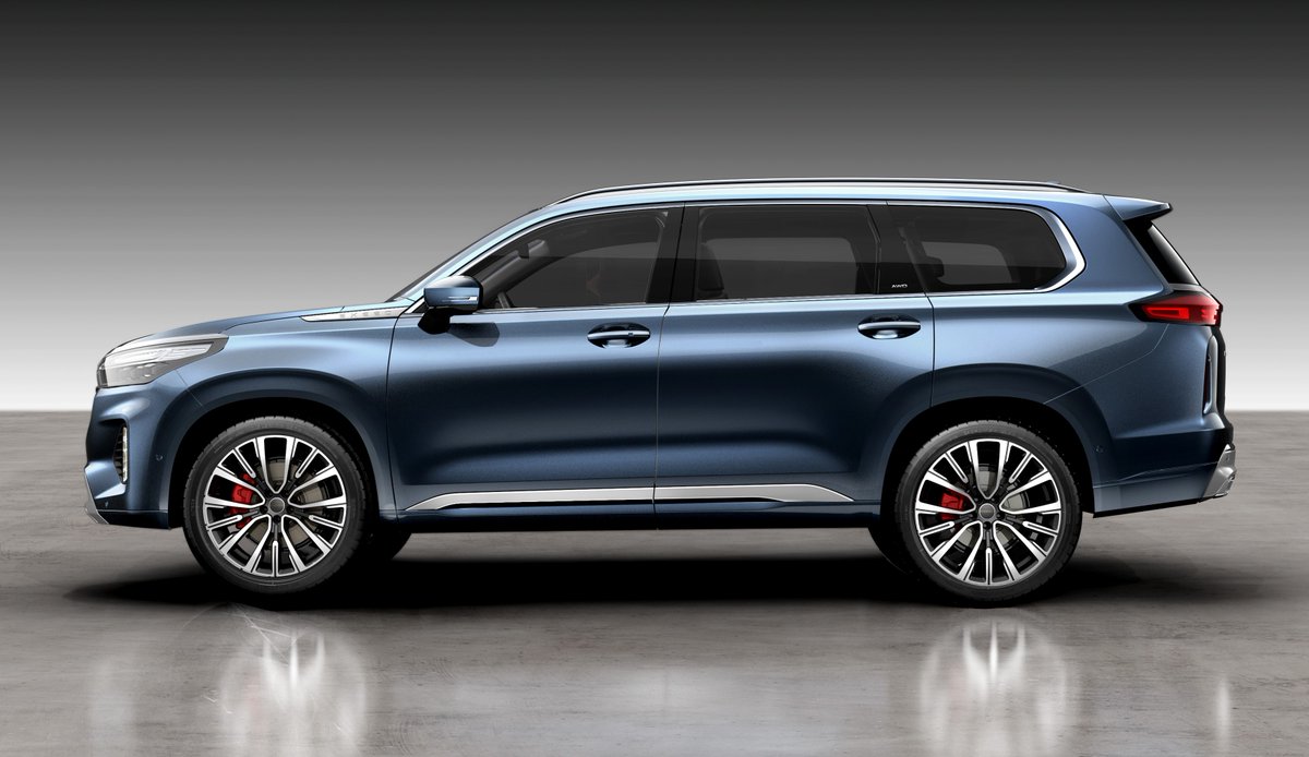 ChineseCarInte1's tweet photo. Chery released officially rendered photos of brand new EXEED VX, a 5-meter long large size SUV, which means the car is coming to the market next month as scheduled. #chery #exeed #cheryexeed #exeedvx #cheryauto #exeedauto #chinesecar #auto #suv #car https://t.co/MWQkT6zHfe