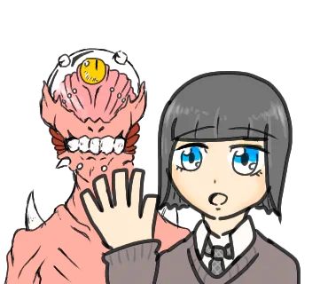 [ぱっつん娘とクリーチャー]
https://t.co/UIeUPACTlV 

スタンプ作りました!
俺の好きな前髪ぱっつんの娘とクリーチャーをミックスしたスタンプです
質も量も考えてない速さだけが取り柄のクソスタンプです
是非買ってください
(なお、一銭も俺に入らないので俺が嫌いでも大丈夫です) 