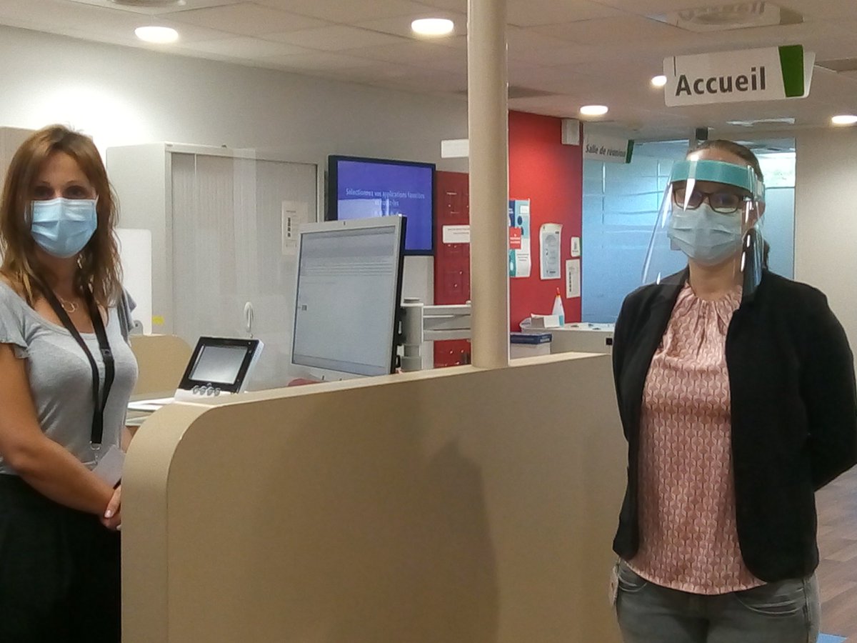 GuionneauDelph's tweet photo. Votre agence #pole #emploi #blagnac se prépare à vous accueillir en toute sécurité lors de vos rendez-vous physiques dès le 2 juin 2020 #onestlapourvous https://t.co/mVcFmqWzlb