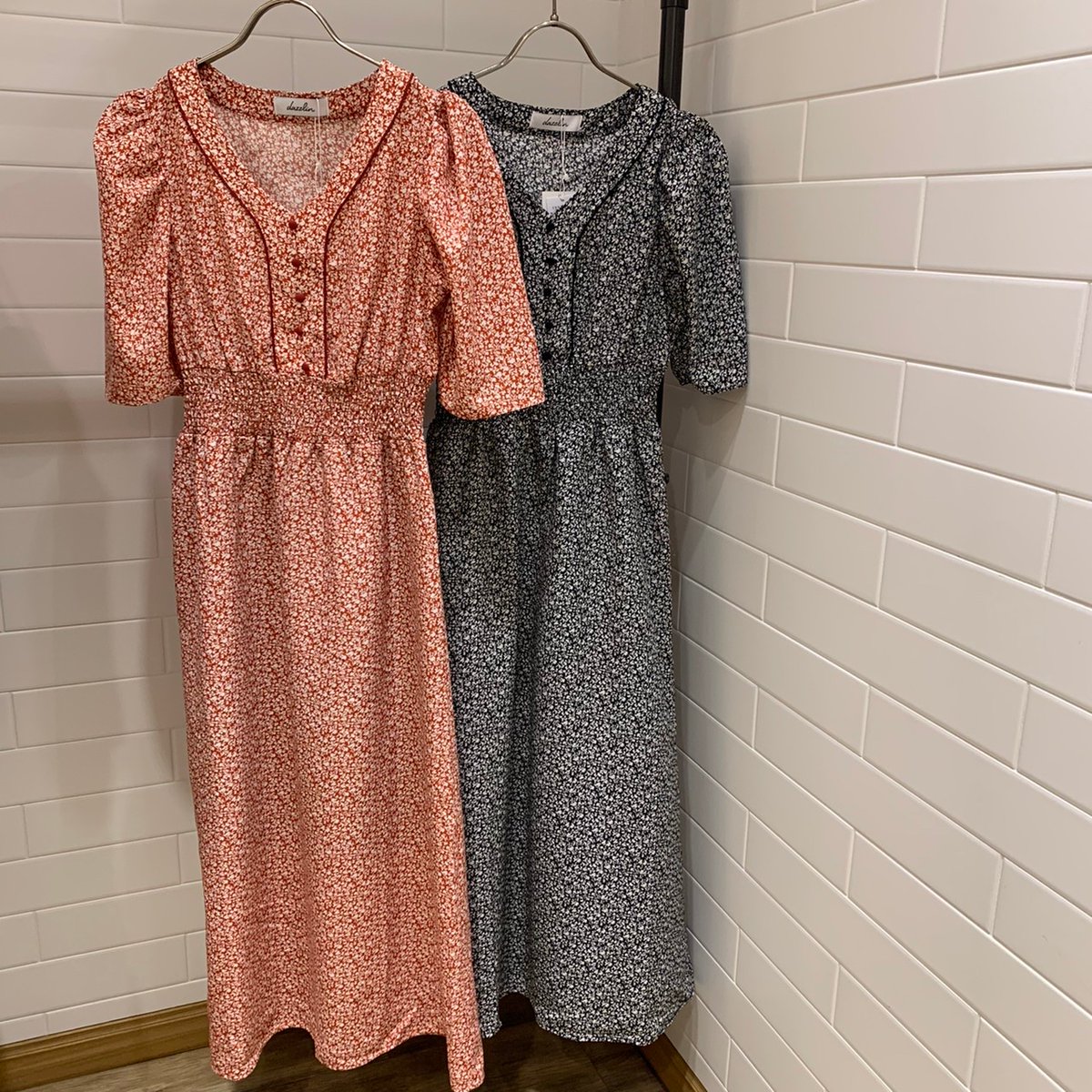 Dazzlin梅田est店 En Twitter 梅田エスト店 人気ワンピ パワショルスモールフラワーワンピース Price 9 000 Tax Size S M 色味を抑えた小花プリントに 広がりすぎないシルエット 更に パワショル と 可愛いが詰め込まれた1枚です Dazzlin