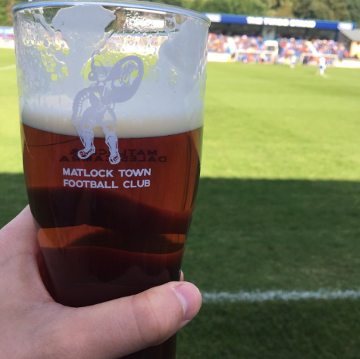 Matlock_TownFC's tweet photo. Our own brand of beer
Our own brand of glasses 
Our own brand of football https://t.co/qlHRiv06ed