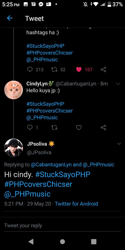 esbilyn's tweet image. Whahhaha 2/7 na😍😍
#StuckSayoPHP
#PHPcoversChicser
@_PHPmusic