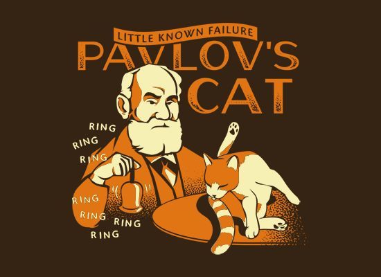 ithinkwellHugh's tweet image. #FridayHumour
Pavlov's early experiments with cats were not a success.