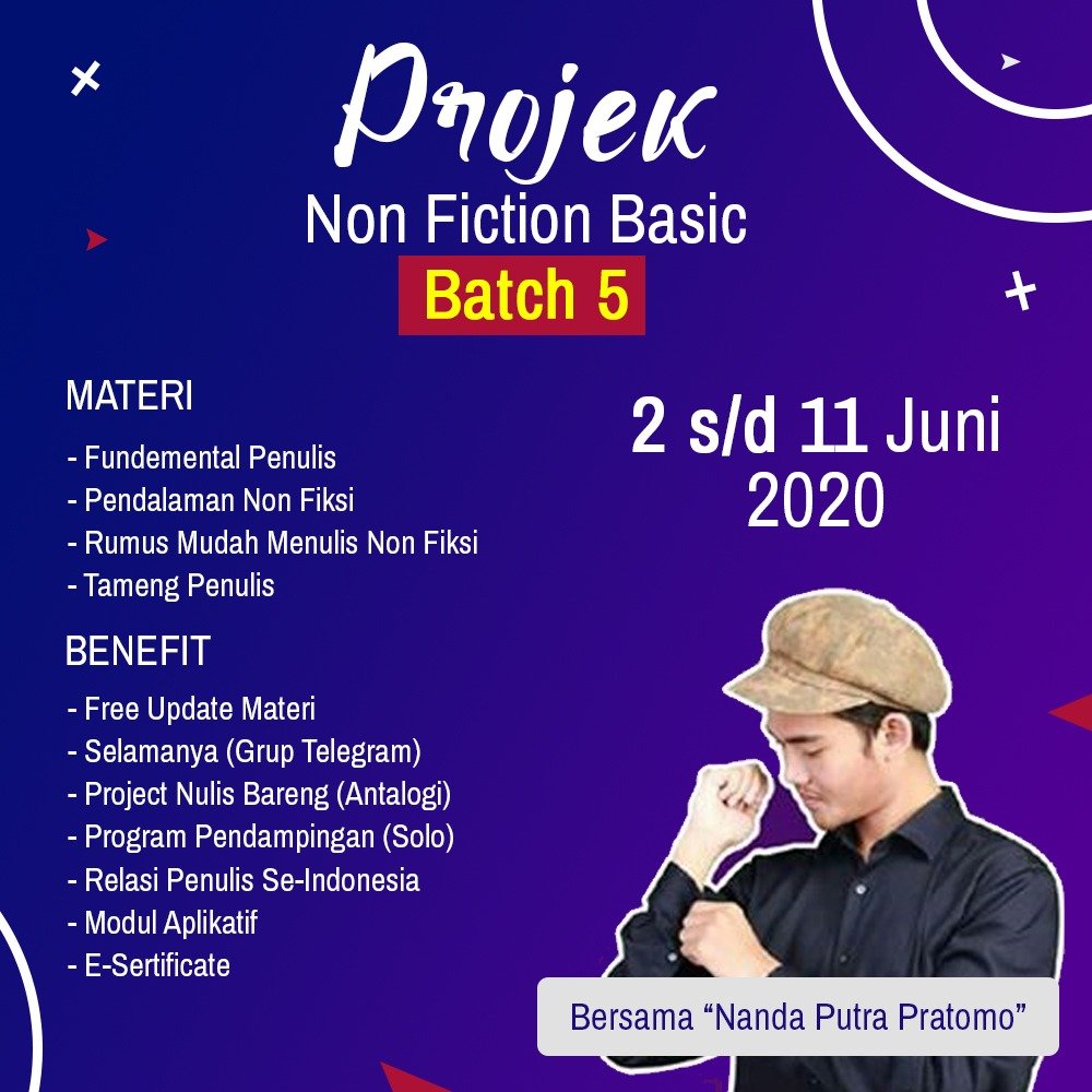 Kayu_bakar_'s tweet photo. #KelasOnline #NonFiksi #KelasBelajar #Nulis https://t.co/sXTfRdvijn