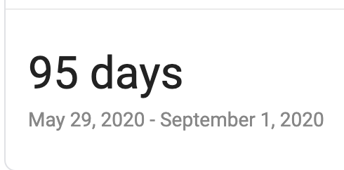 BergenCountyASA's tweet photo. Happy Friday, Bergen County. 

Here is your daily reminder that there are this many days until September 1st. 

As soon as we get clear, direct, and comprehensive guidance from the @NewJerseyDOE, we can continue preparing in earnest to welcome your children back to their schools. https://t.co/rxojJrnYzs