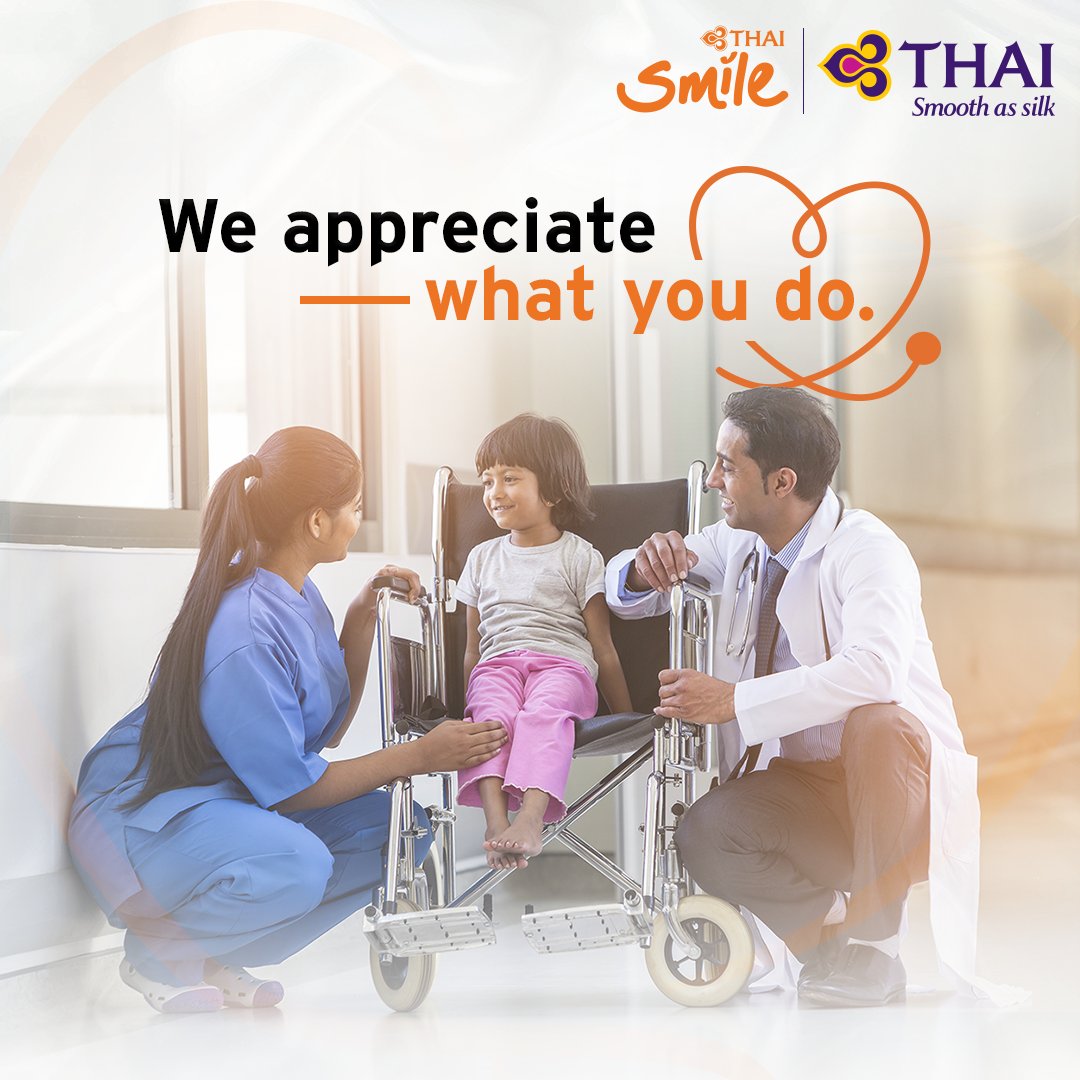 THAISmileIndia's tweet photo. There are thousands of medical staff in India who are working to keep us safe from the Covid-19. Let's tell them how much we appreciate their works and sacrifices by sending encouragement and support to keep their SMILE.

#THAISmile #WeStrongTogether #SeeWESoon #TillWESmileAgain https://t.co/HdIKmY8YfW