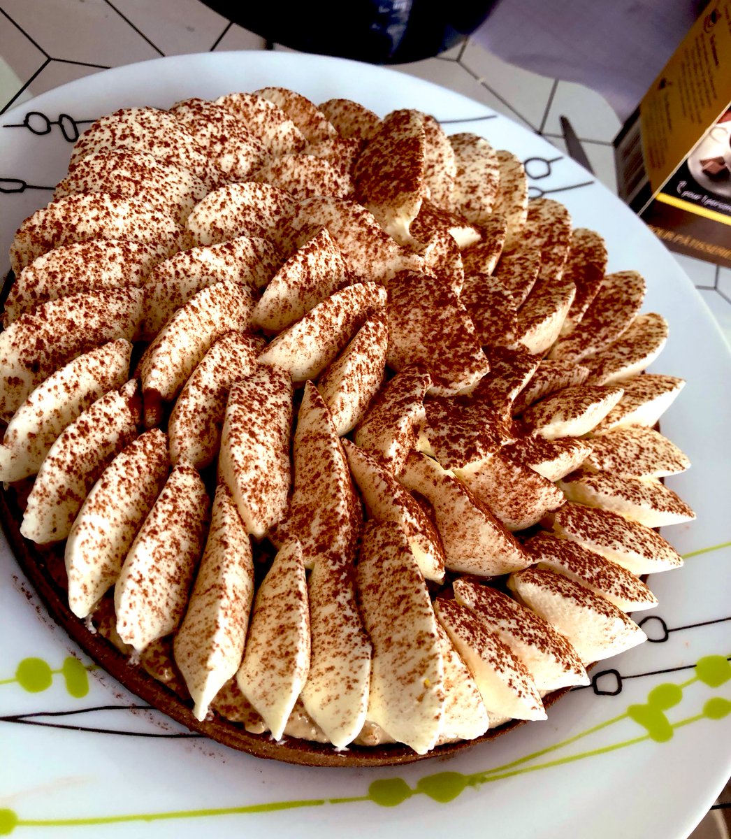 Its_Mary13's tweet image. Tarte Tiramisu 👩‍🍳☕️