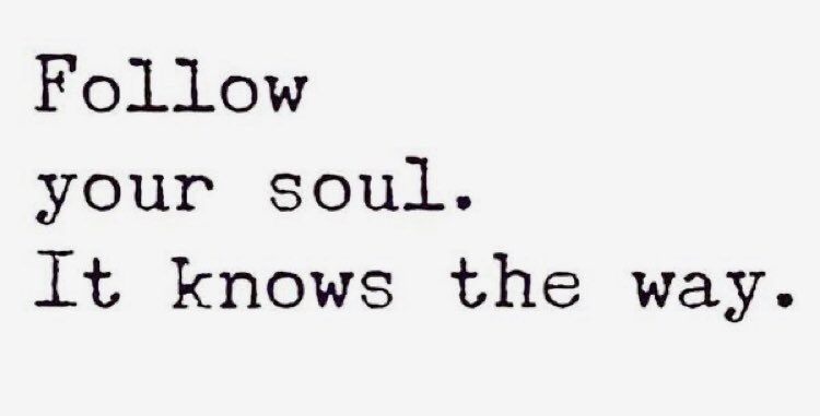 JustMeNina76's tweet photo. This ♥️#TrustYourSoul https://t.co/WvgVdwcVo3