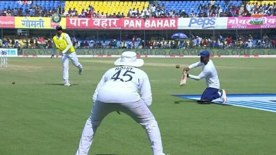 Being a Senior Player , he needn't to face any Consequences after dropping Catches.Lunch Break . Guess What, Rohit practicing with Fielding Coach and Kuldeep Yadav