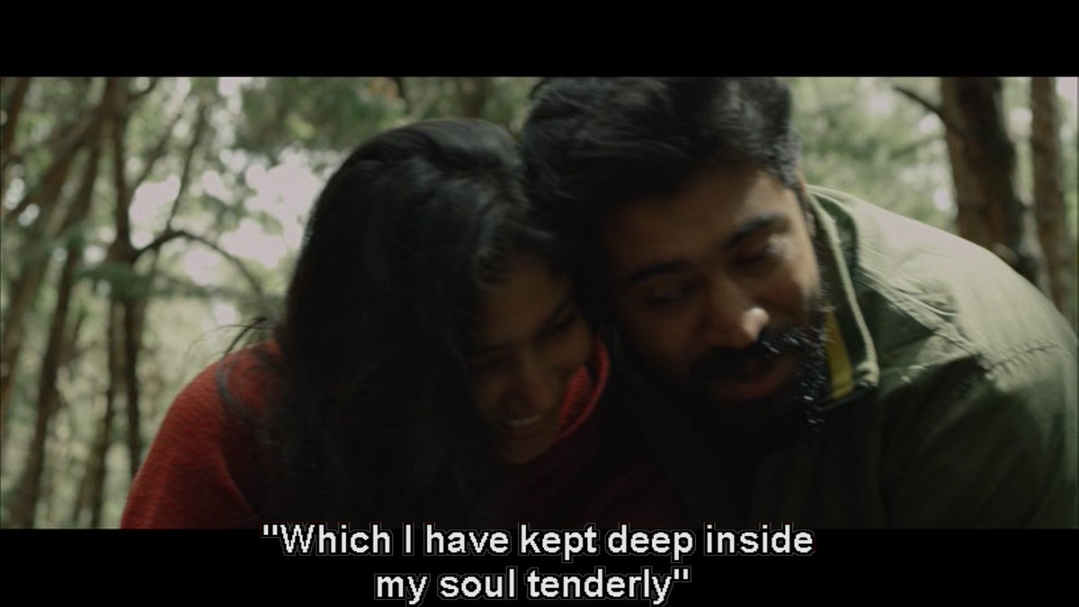 How to describe the effect of Malare? It is epiphanic, it just takes you to someplace, where there is too much love and pleasure. The way George celebrates Malar, he compares her with "dripping honey in his memories, cool breeze caressing from the rivulet."   #5YearsofPremam