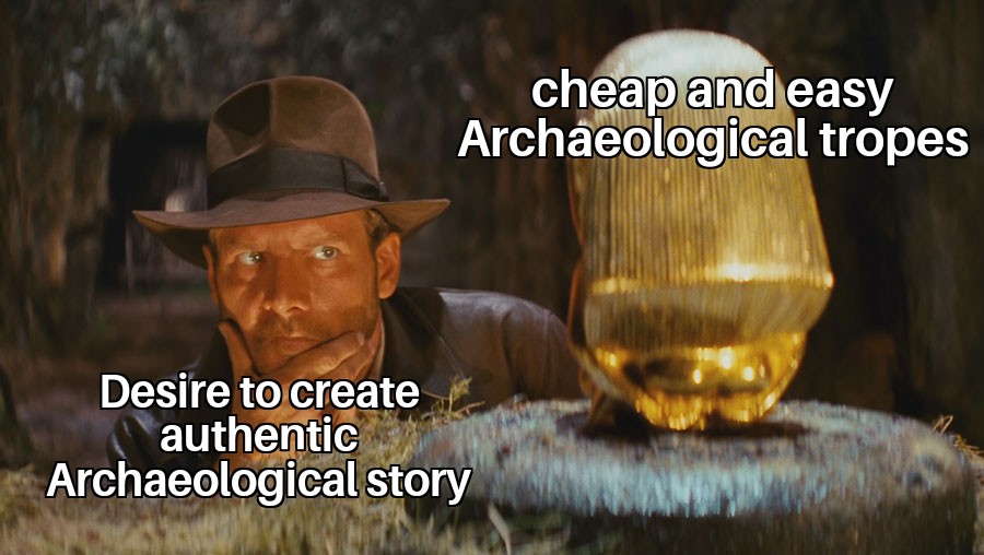 These archaeological and anthropological themes within ttrpg have been addressed in critical readings. And many of the previous points are explored in research relating to  #archaeogaming. Although it focuses on video games, this framework can extend to ttrpg. (7/17)