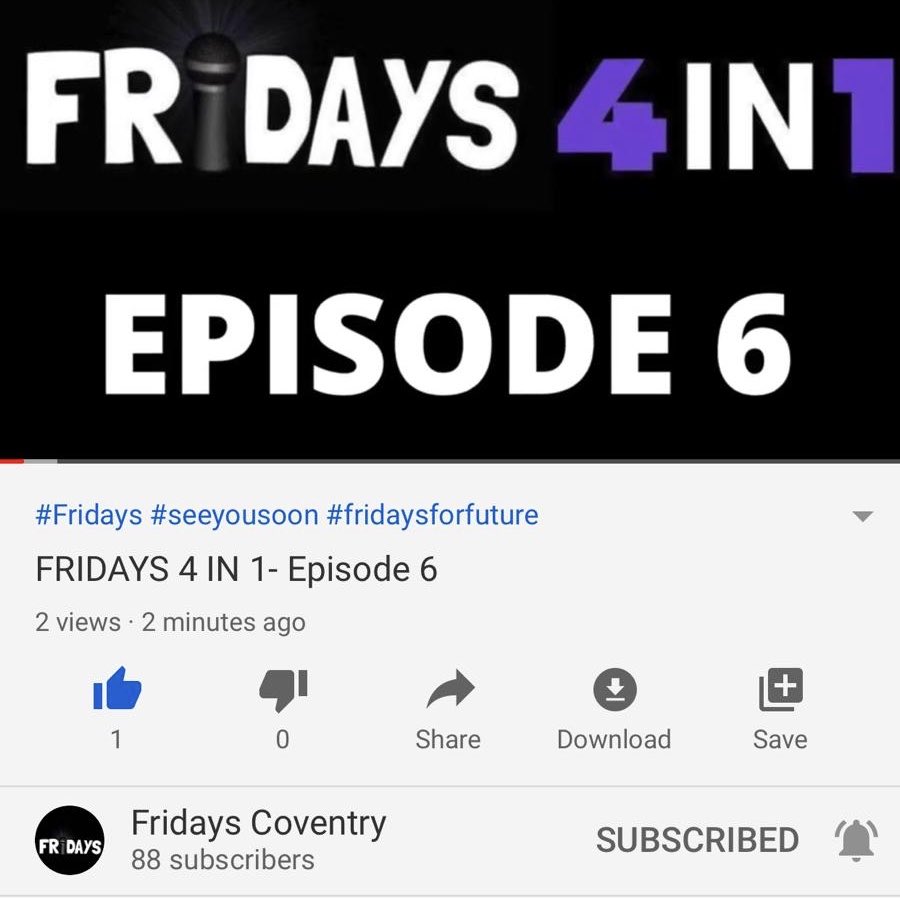 FridaysCoventry on Twitter "Episode 6 of Fridays 4 in 1 we have got