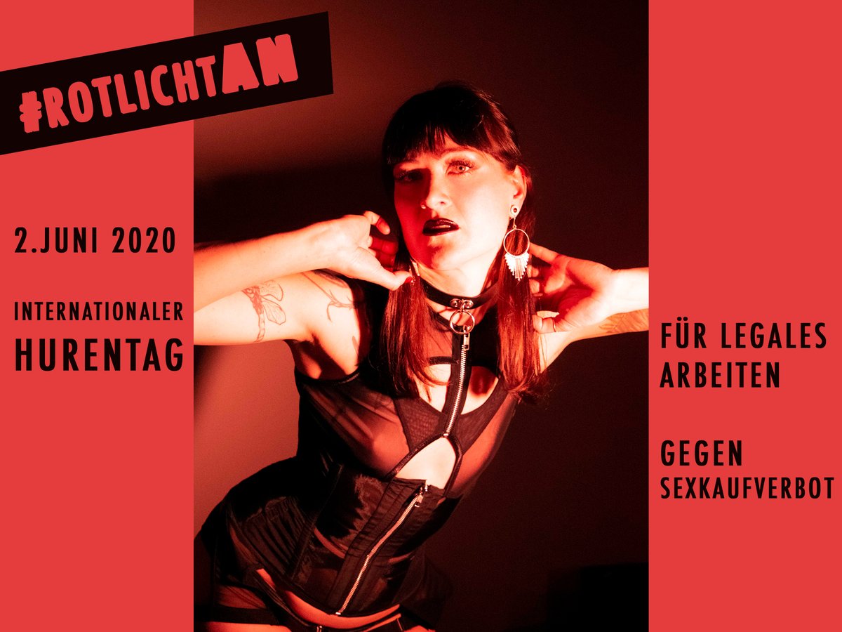 Am 2. Juni ist internationaler Hurentag! 
Hierzu und zur aktuellen Debatte gibt es eine tolle Kampagne vom Besd. Und ich mache natürlich auch mit! berufsverband-sexarbeit.de/index.php/comm…
#RotlichtAN #sexworkiswork #internationalsexworkersday #internationalerHurentag #Sexwork #Sexarbeit