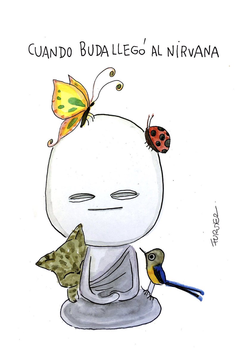 claudiofurnier's tweet photo. SOMOS INSTANTES #cartoon #humormudo #Buddha #budismo #zen #nirvana #comic #viñeta #ilustracion https://t.co/DqEqxlXmjS