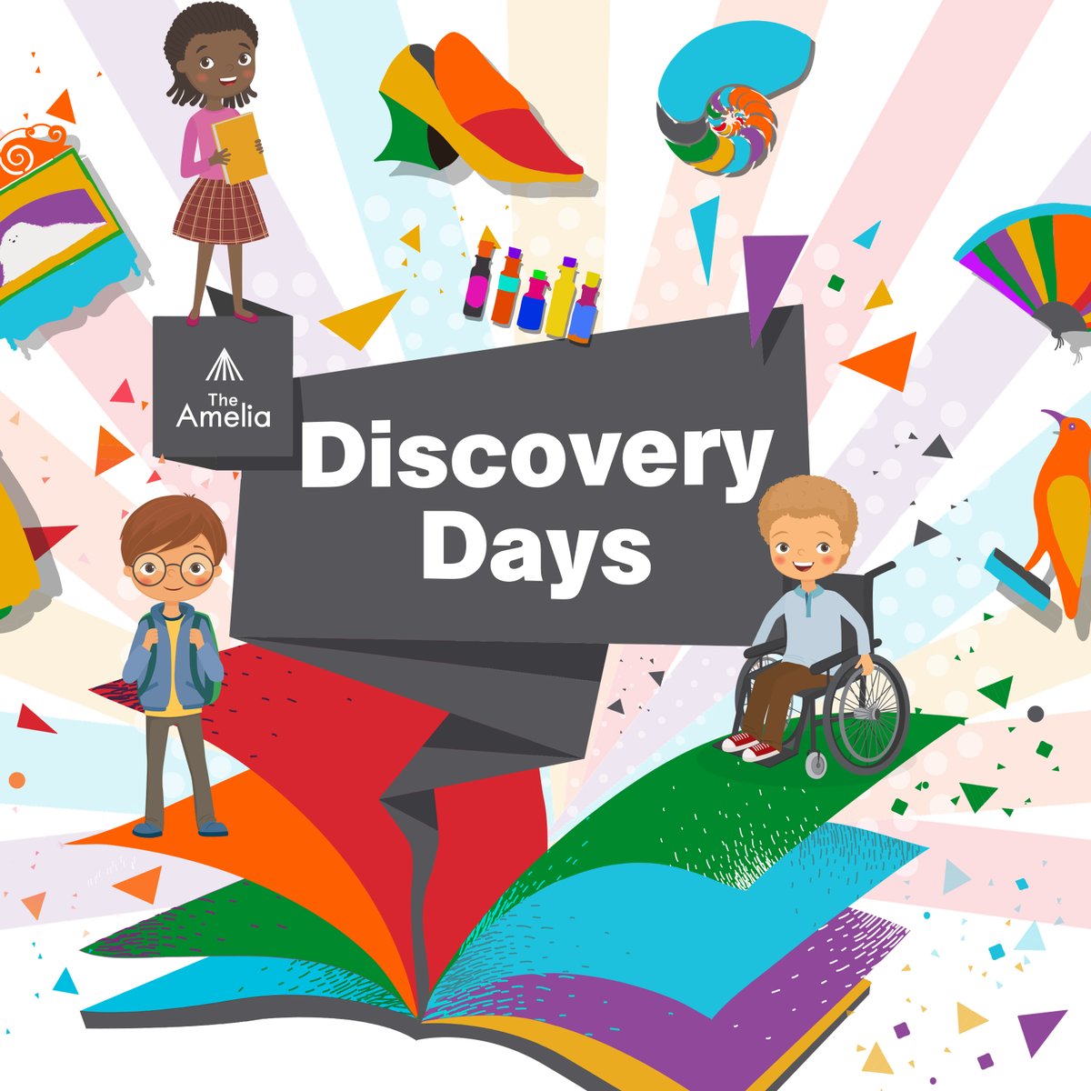 Our new  #DiscoveryDays interactive  #history and  #craft video ( https://bit.ly/2AcG2xD ) features the work of print-maker Jasper Sprange! His posters offer us a snap-shot of life in  #TunbridgeWells around 200 years ago. Let’s take a look! A THREAD:  #ArtHelps  #HalfTerm  #FamilyFun