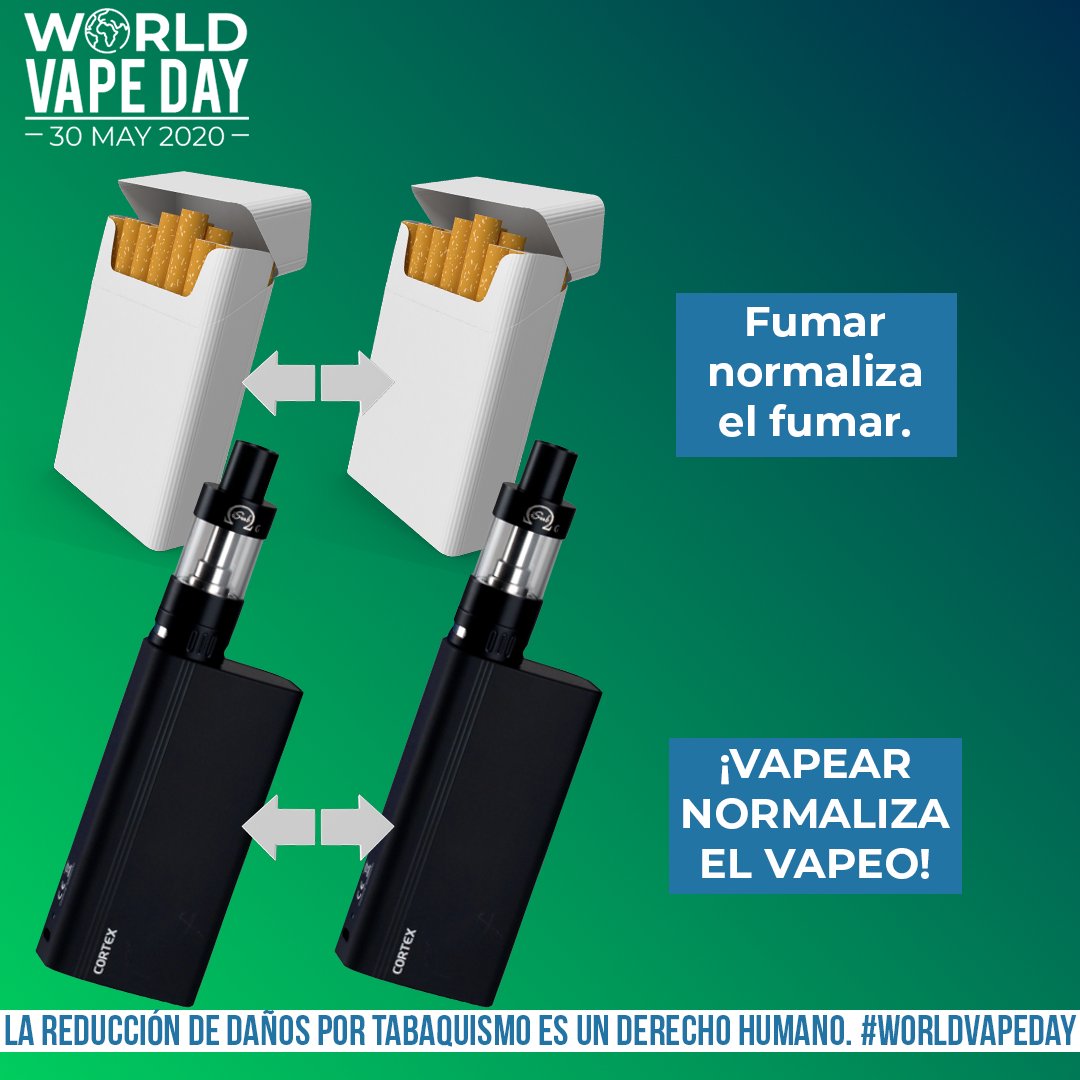 anesvap's tweet photo. #WorldVapeDay #SayYesToTHR 
Quieren prohibir el vapeo en los lugares públicos frecuentados por adultos sin evidencia científica alguna de que exista el vapeador pasivo. Sólo porque les molesta VER a los vapers. Desde cuando es buena idea hacer leyes sólo por criterios estéticos? https://t.co/PDMsoSfiyu