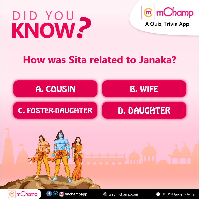 mChampApp's tweet photo. #ContestQuiz #mChamp
Play Ramayan & Mahabharat Contest to Start Answer here.
#Ramayan #Contest #Mahabharat #RamayanOnDDNational
#lockdown #COVID19 #stayhome #facts https://t.co/ZuQ90vnaZk