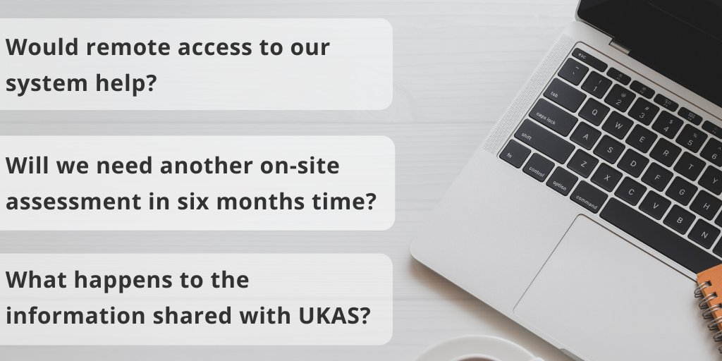 UKAS's tweet image. We have added new information to our Remote Assessment #FAQs around ongoing staff competency, recording customer activity, data handling and more. If you&apos;re due  a UKAS #remoteassessment, take a look as it may help with any queries you have: bit.ly/2XaJ1zM