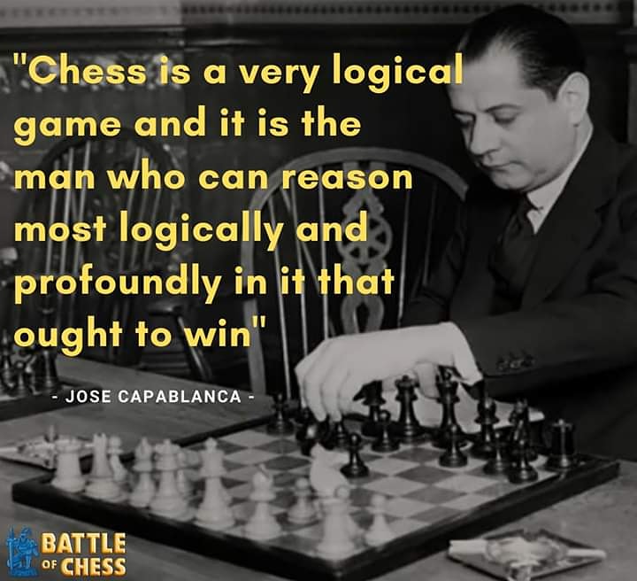 Jose Raul Capablanca Quotes About Chess