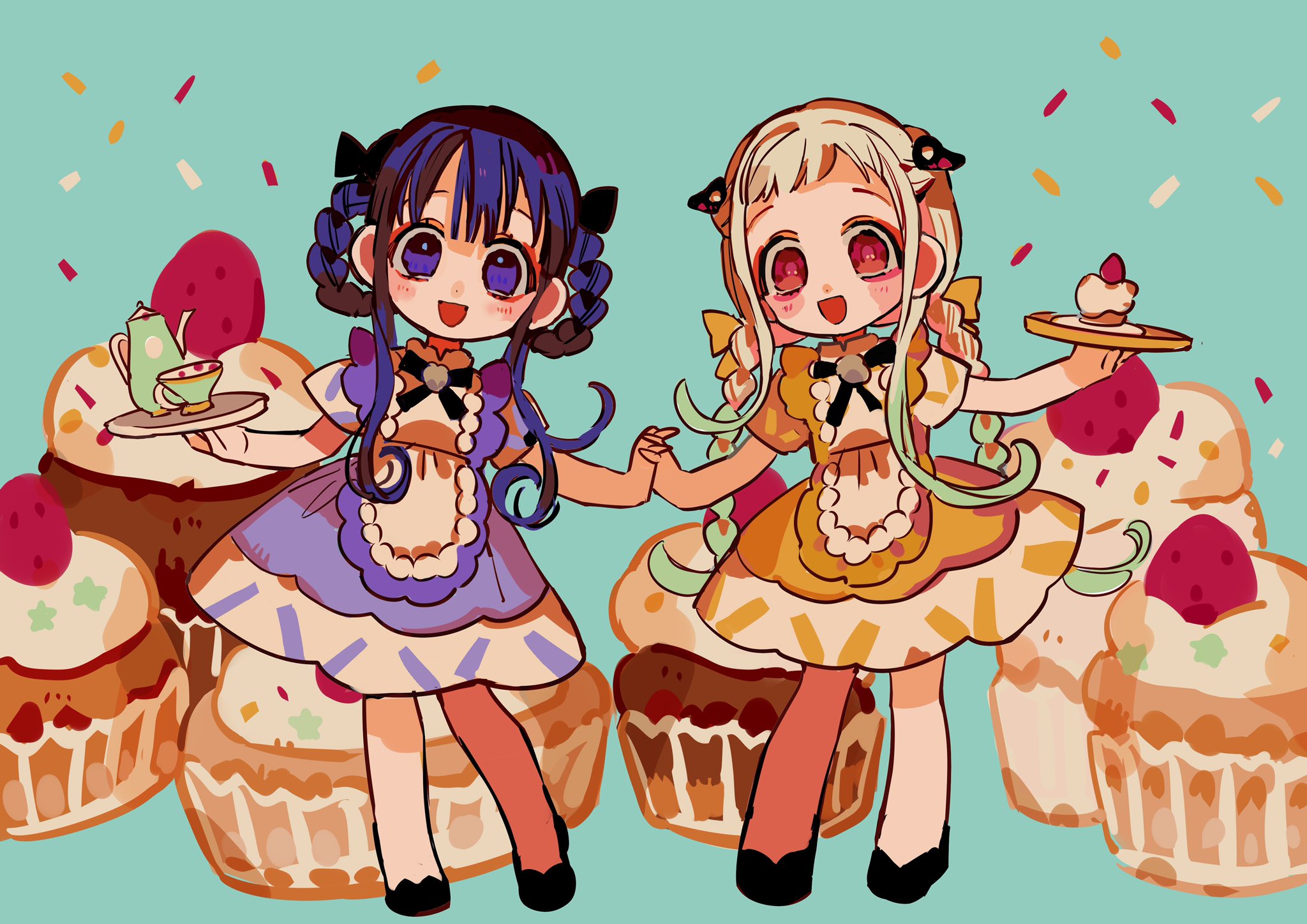 あいだいろ 15巻発売中 かわいいケーキと美味しい紅茶と花子くん13巻で素敵な週末を 花子くん13巻発売中