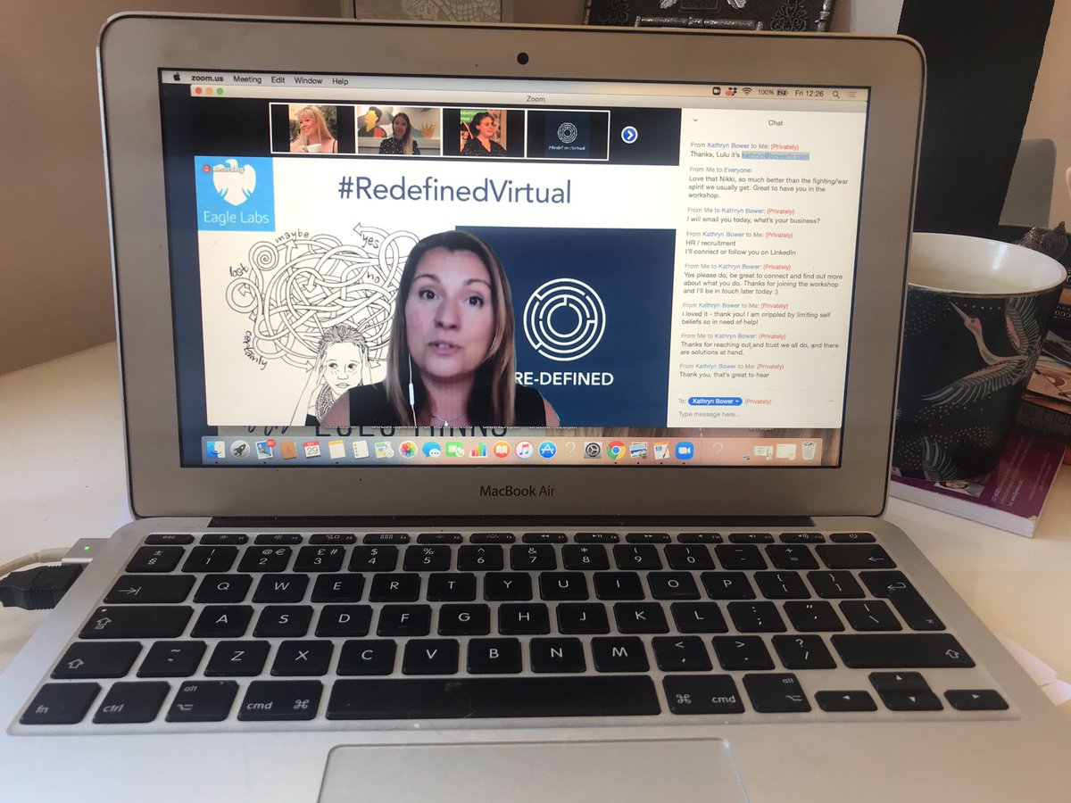 SheRebelRadio's tweet photo. #FiresideChat with @NikkiGatenby and great to have Nikki as a participant in my workshop, so much fun to host.
#redefinedvirtual @TheThriveEffect @aalchemy1 #femalefounders #brighton https://t.co/4exU8DWLR6