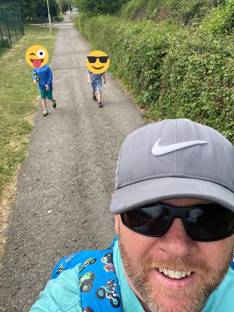 SPHSGeog's tweet photo. @SportStPeters All is forgiven. Mr Williams does a daily walk with his two sons.  They enjoy the Geography lessons along the way 🌍☀️🌏☀️🌎☀️ https://t.co/dFgewC7ATK